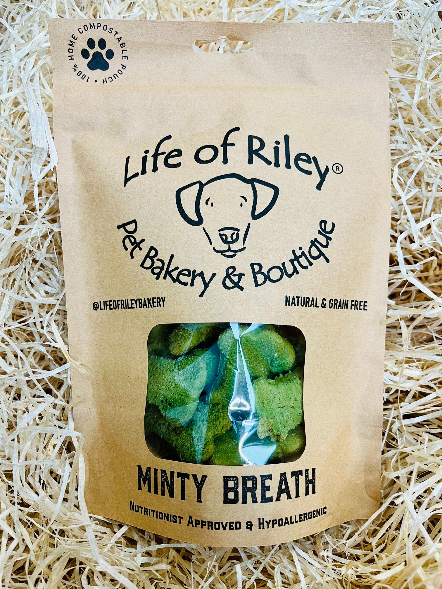 Minty Fresh Breath Biscuit Bones—Grain Free Natural Dog Treats